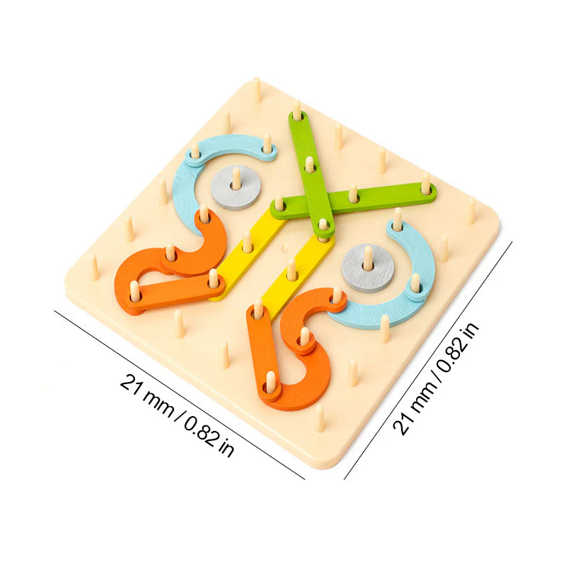 🌈💐Montessori Pegboard Puzzle💐 - Image 13