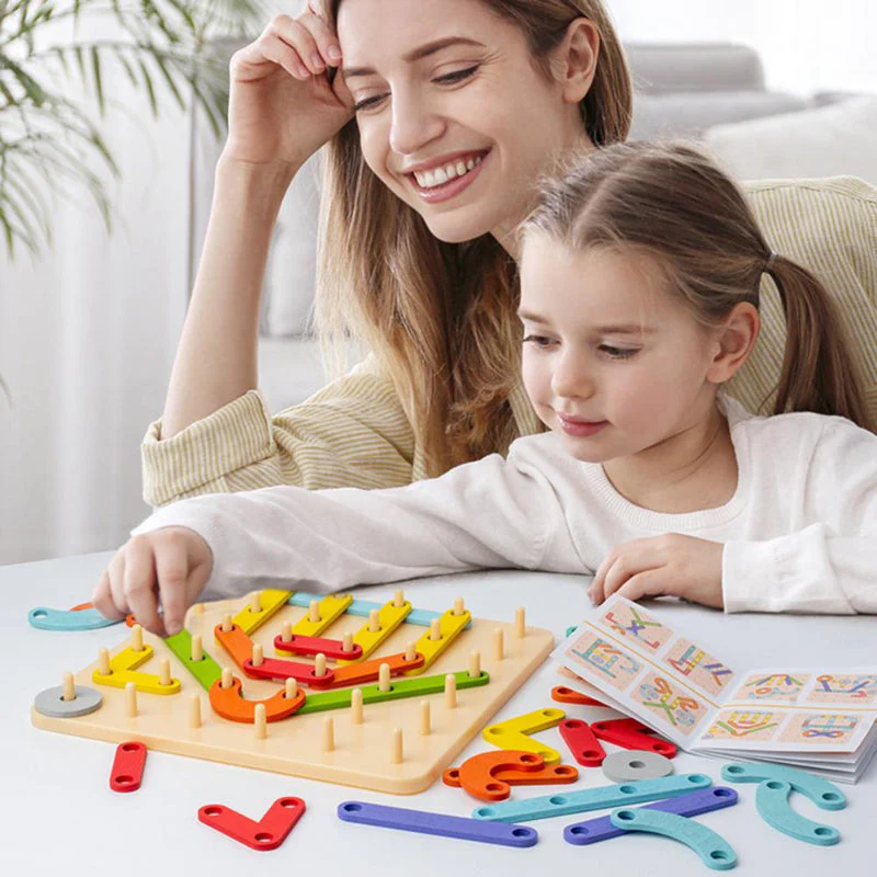 🌈💐Montessori Pegboard Puzzle💐 - Image 7