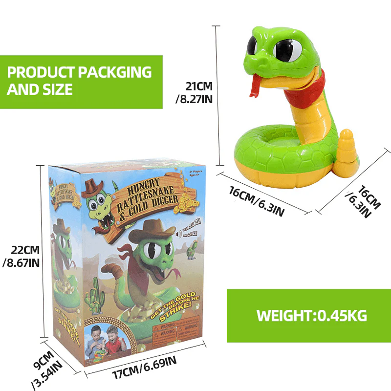 🐍Hungry Rattle Snake Gold Digger Board Game - Image 9