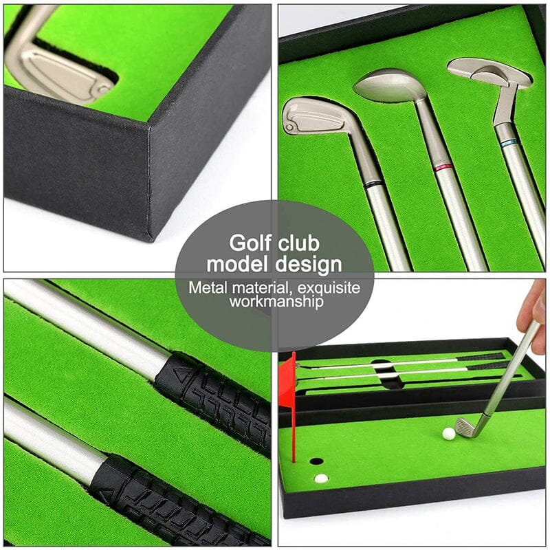 ⛳Funny gift Mini Desktop Golf Set with 3 pens🖊️ - Image 3