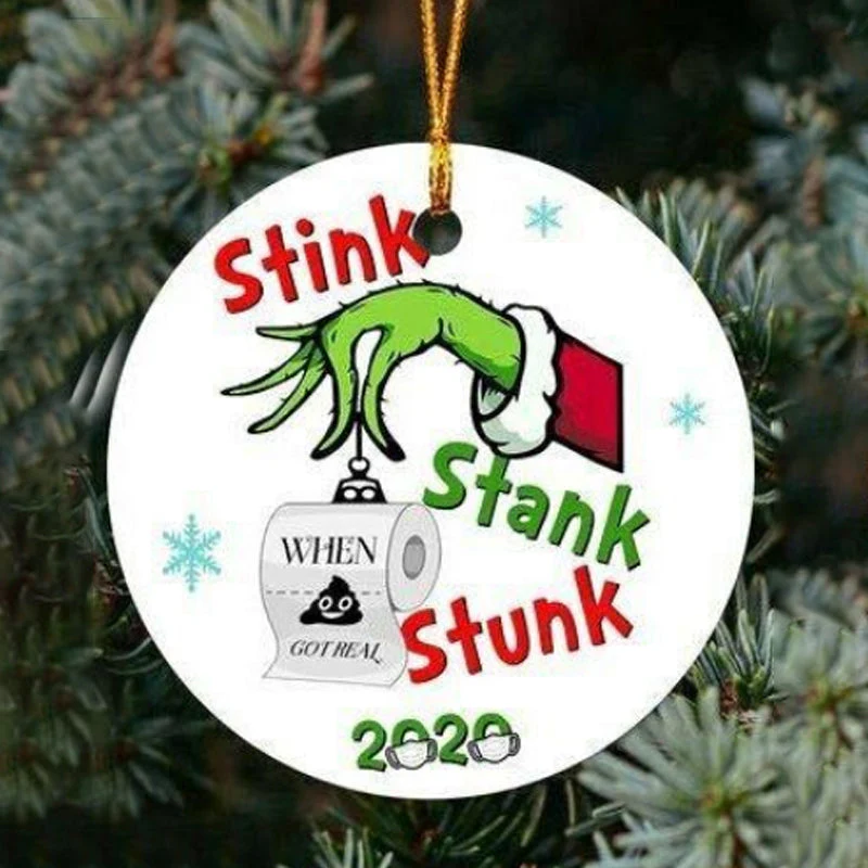 2020 Stink Stank Stunk Christmas Ornament - Image 10