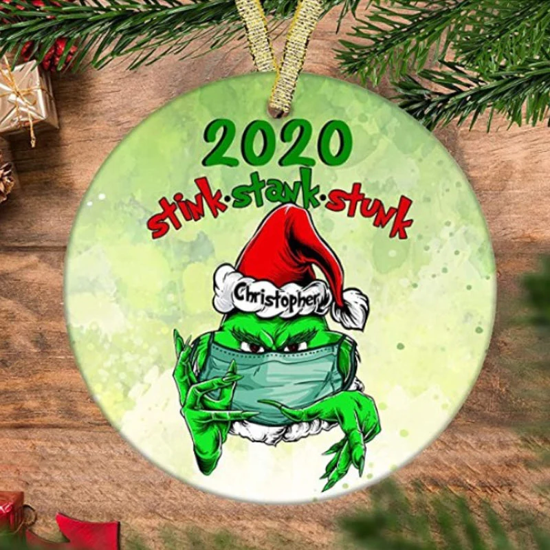 2020 Stink Stank Stunk Christmas Ornament - Image 2
