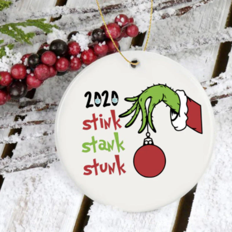 2020 Stink Stank Stunk Christmas Ornament - Image 4