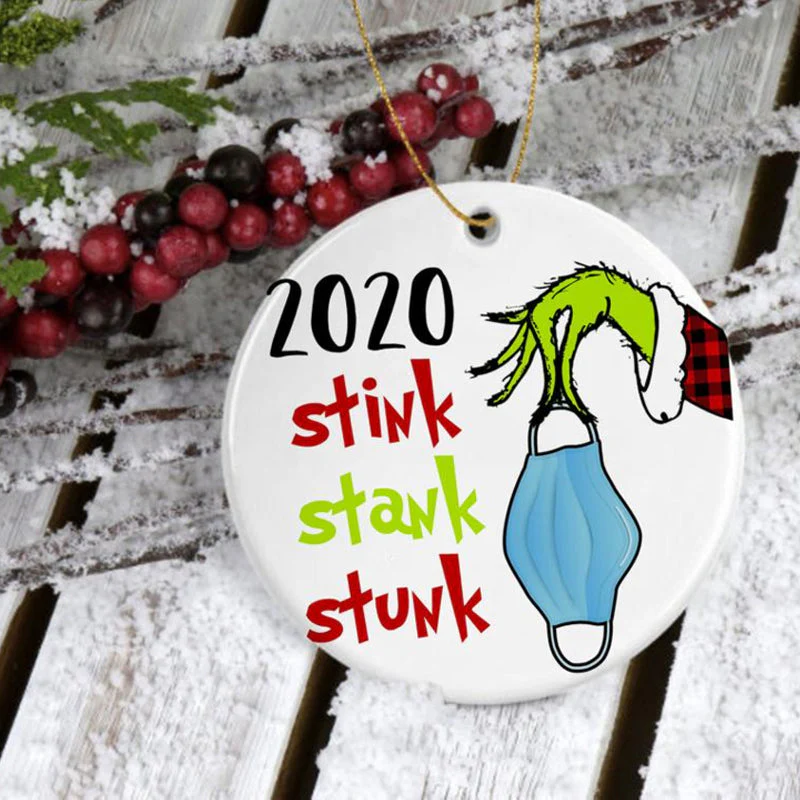 2020 Stink Stank Stunk Christmas Ornament - Image 8