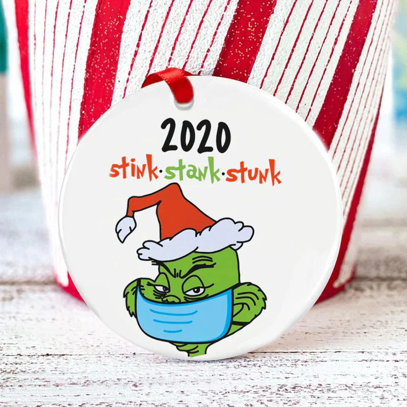 2020 Stink Stank Stunk Christmas Ornament - Image 9