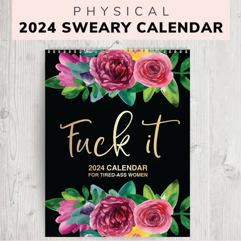 2024 Calendar For Tired - Image 2