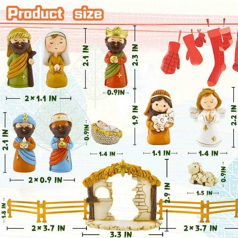 24 Days of Christmas Nativity Scene Set - Image 5