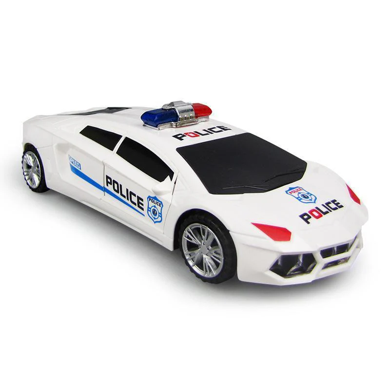 360 Degree Rotary Wheels Musical LED Lighting Electronic Police Car - Image 10