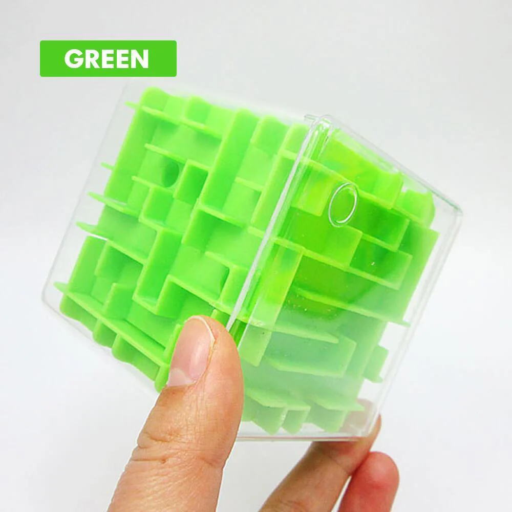 3D Cube Puzzle Maze Toy (Random Color) - Image 6