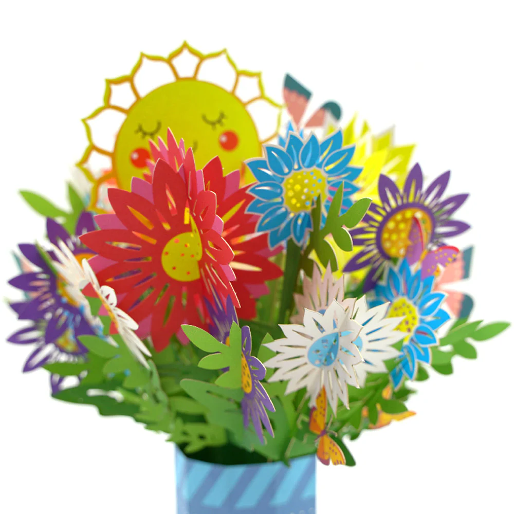 3D Flower Bouquet Card - Image 7