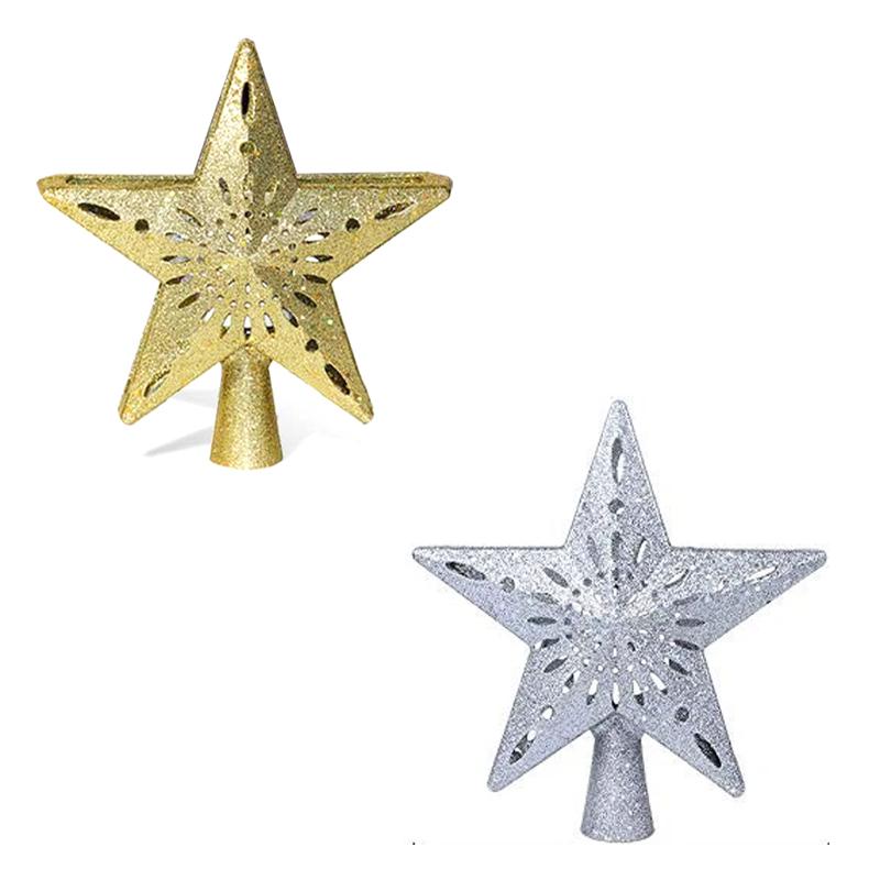 3D Hollow Gold Star Christmas Tree Topper - Image 10