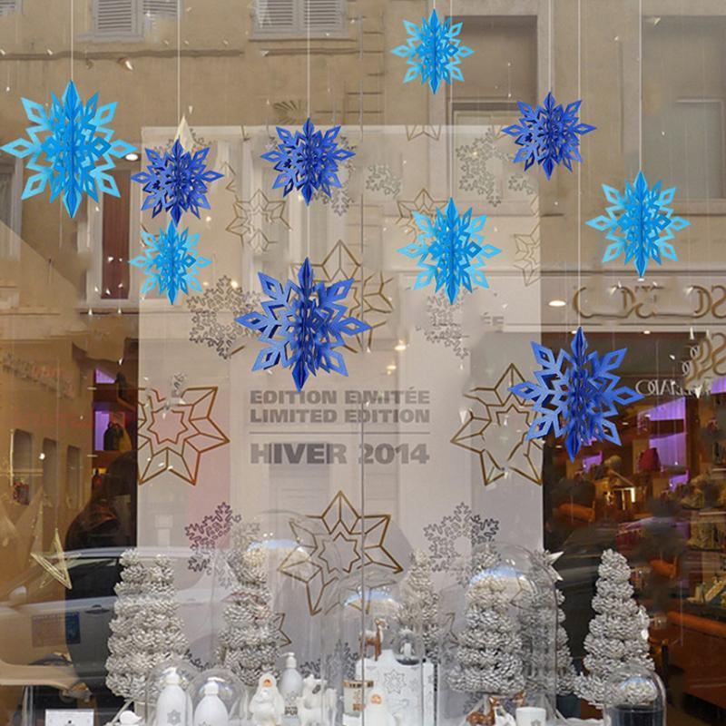 3D Snowflake Decorations (6/12 PCs) - Image 12