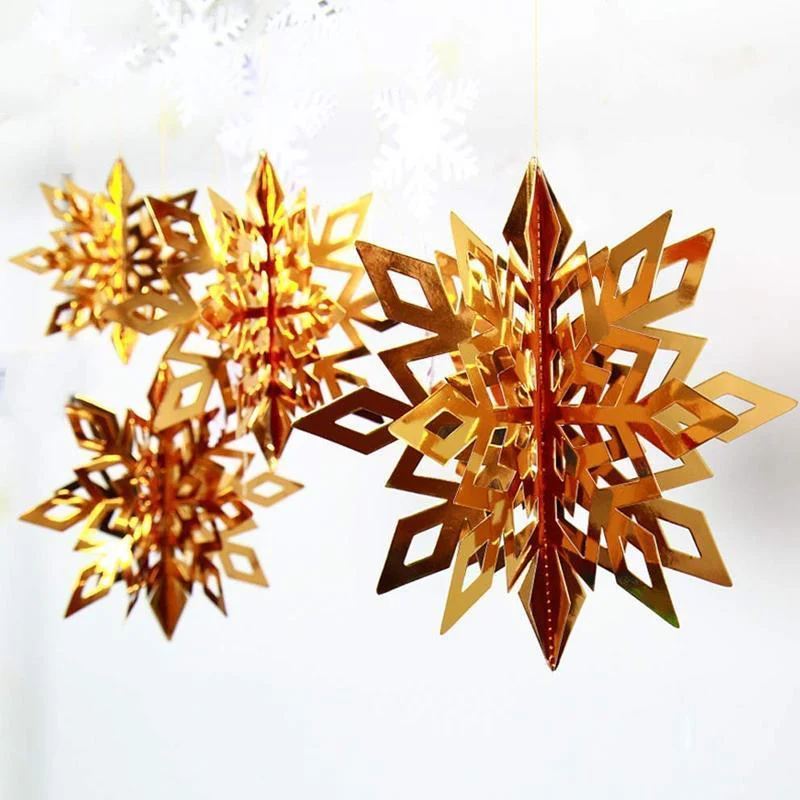 3D Snowflake Decorations (6/12 PCs) - Image 13