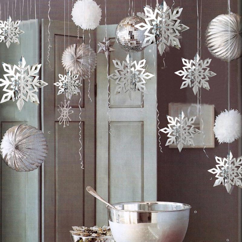 3D Snowflake Decorations (6/12 PCs) - Image 9