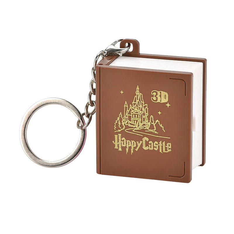 3D Stereoscopic Book Folding Pop-Up Book Keychain - Image 10
