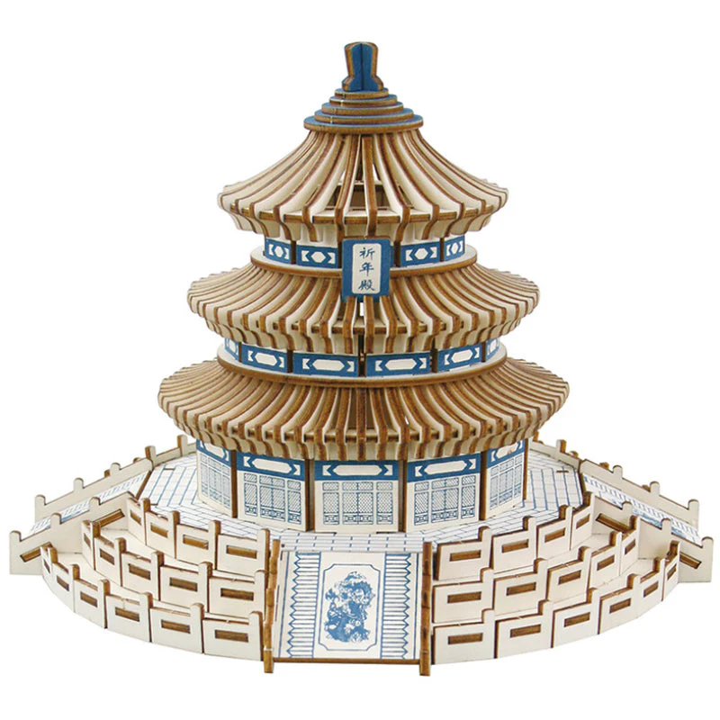 3D Wood Architecture Puzzle - Image 21