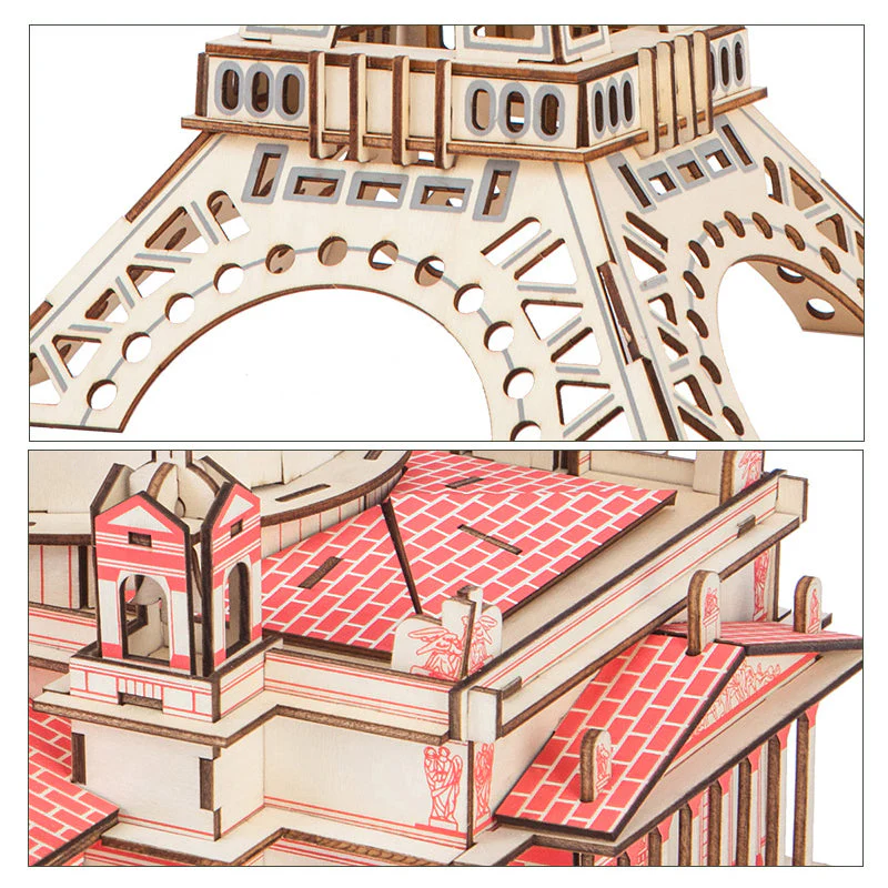 3D Wood Architecture Puzzle - Image 4