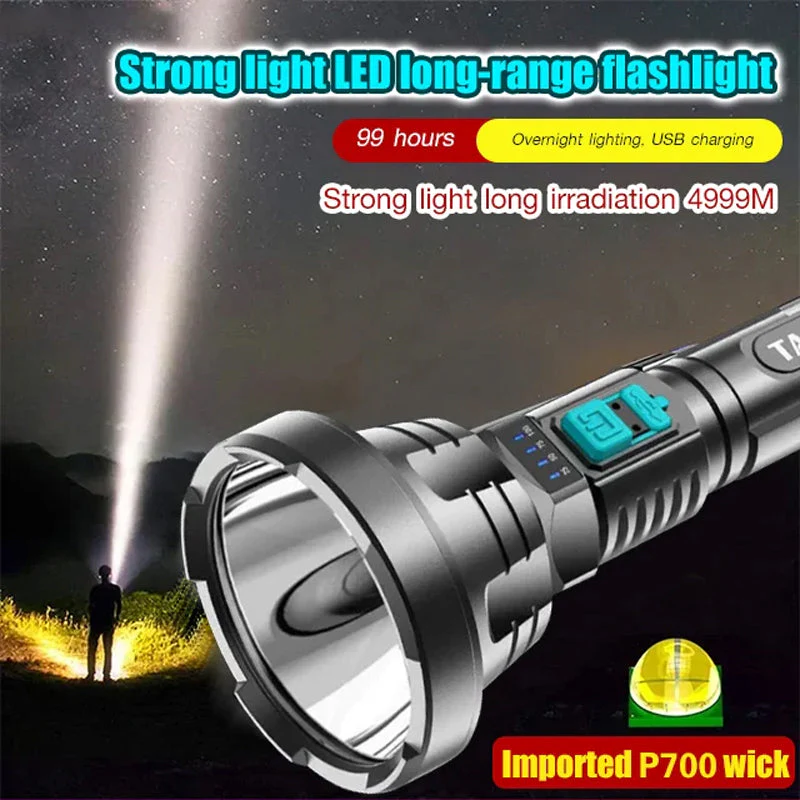 4-Core Powerful LED Flashlight - Image 2