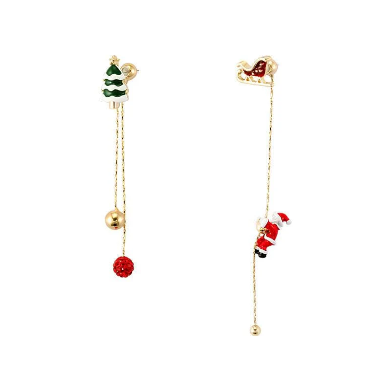 Asymmetric Santa Earrings - Image 10