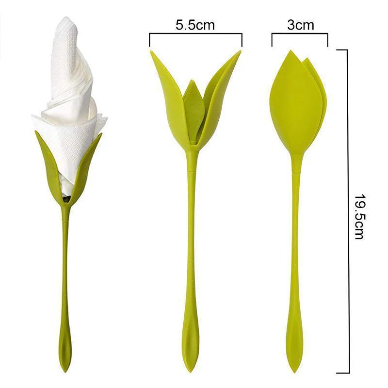 Bloom Napkin Holders For Tables (4 PCS 1 SET) - Image 4
