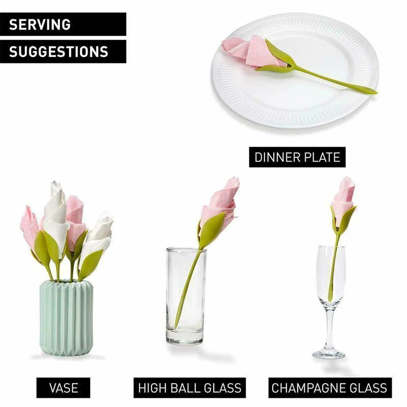 Bloom Napkin Holders For Tables (4 PCS 1 SET) - Image 7