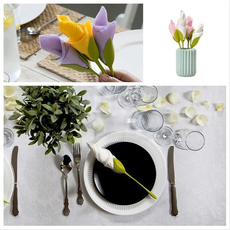 Bloom Napkin Holders For Tables (4 PCS 1 SET) - Image 8