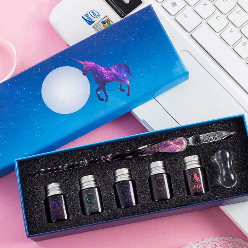 Calligraphy Pen Set with Ink and Pen Holder - Image 10