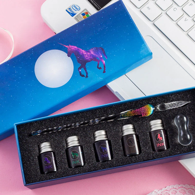 Calligraphy Pen Set with Ink and Pen Holder - Image 11