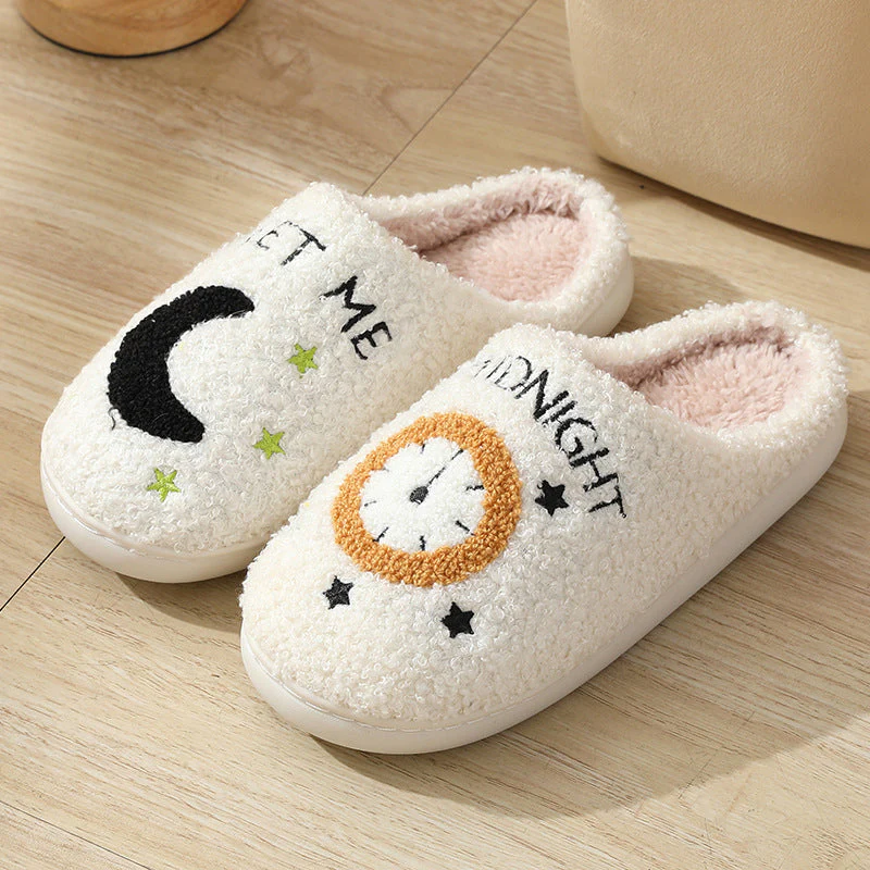Cartoon Print Plush Slippers - Image 14