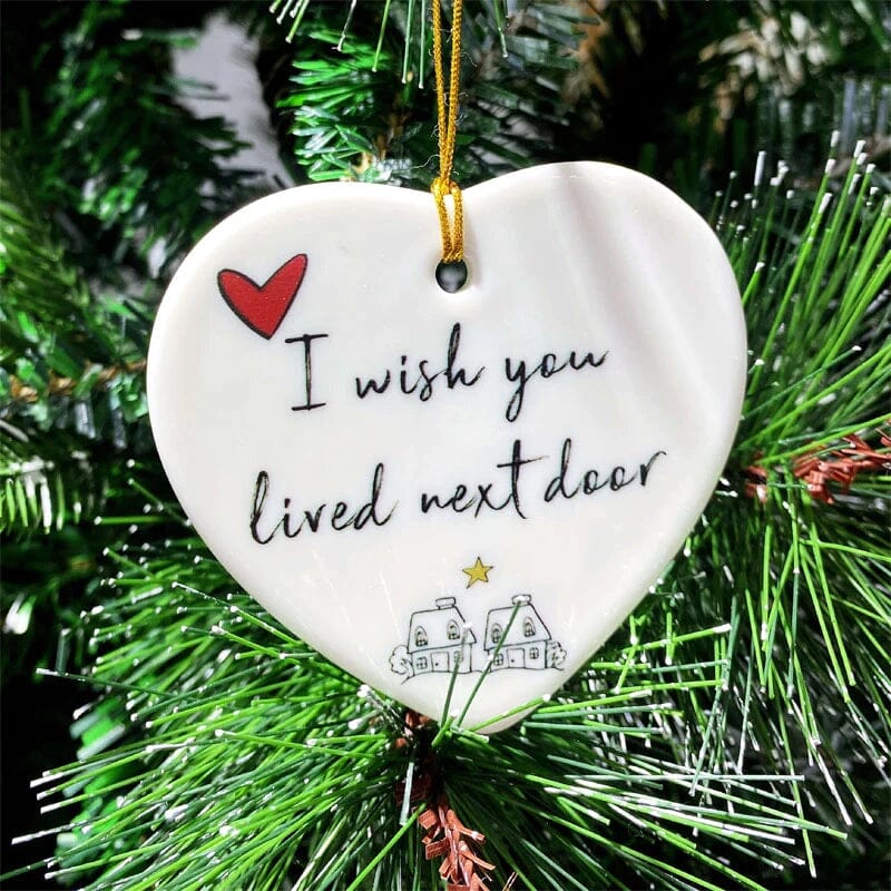 Ceramic Heart Hanging Ornament - Image 12