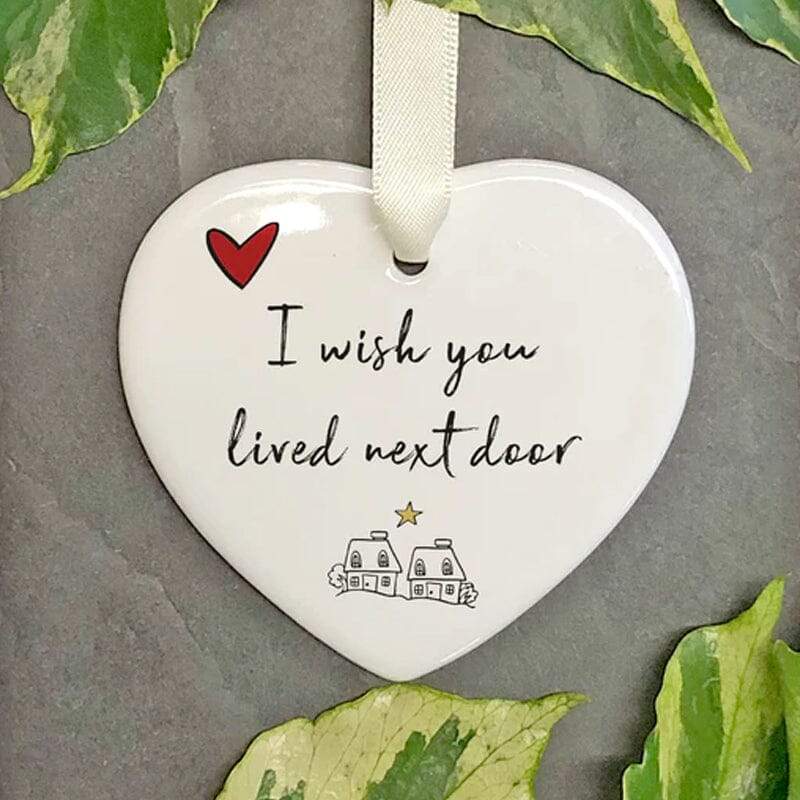 Ceramic Heart Hanging Ornament - Image 7