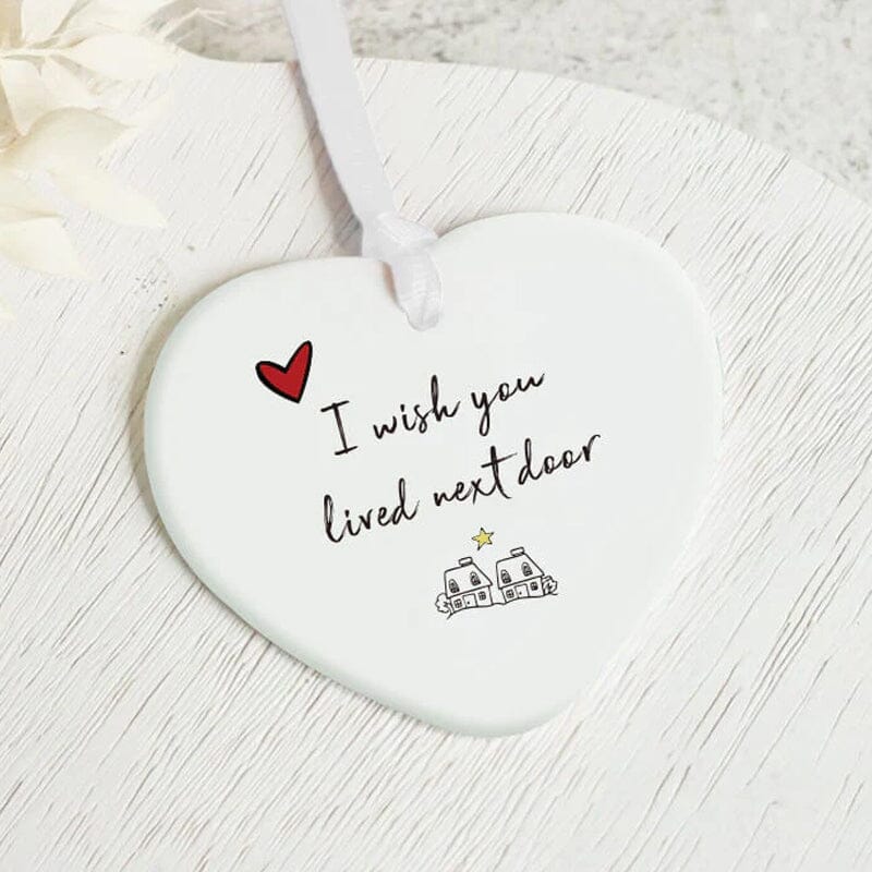 Ceramic Heart Hanging Ornament - Image 8