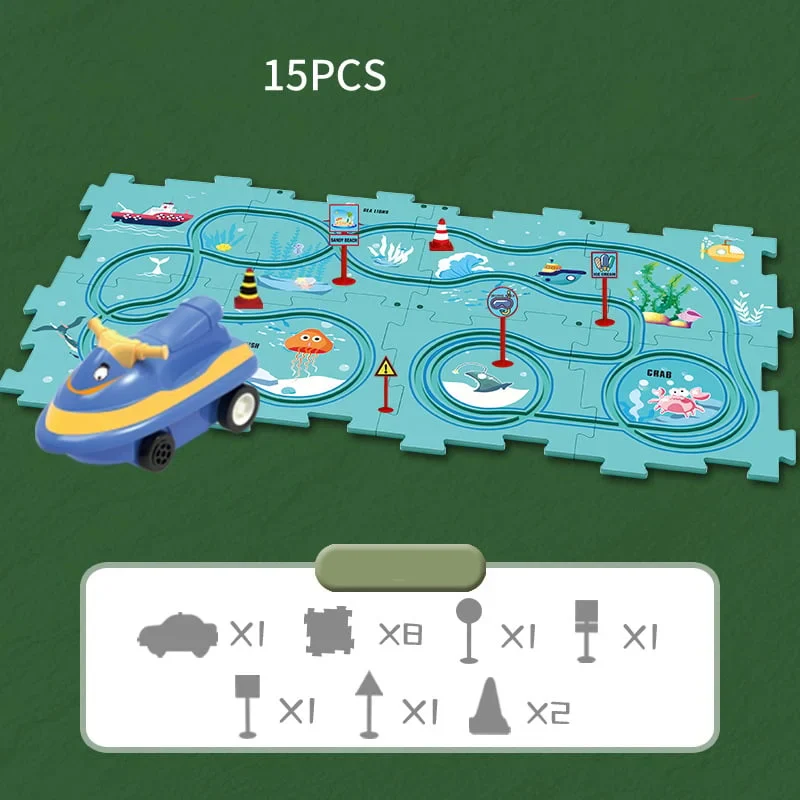 🧩Children's Educational Puzzle Track Car Play Set🧩 - Image 20