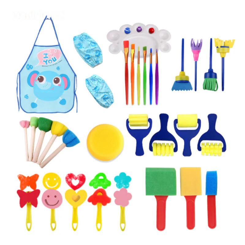 Children's Sponge Painting Tool Set - Image 13