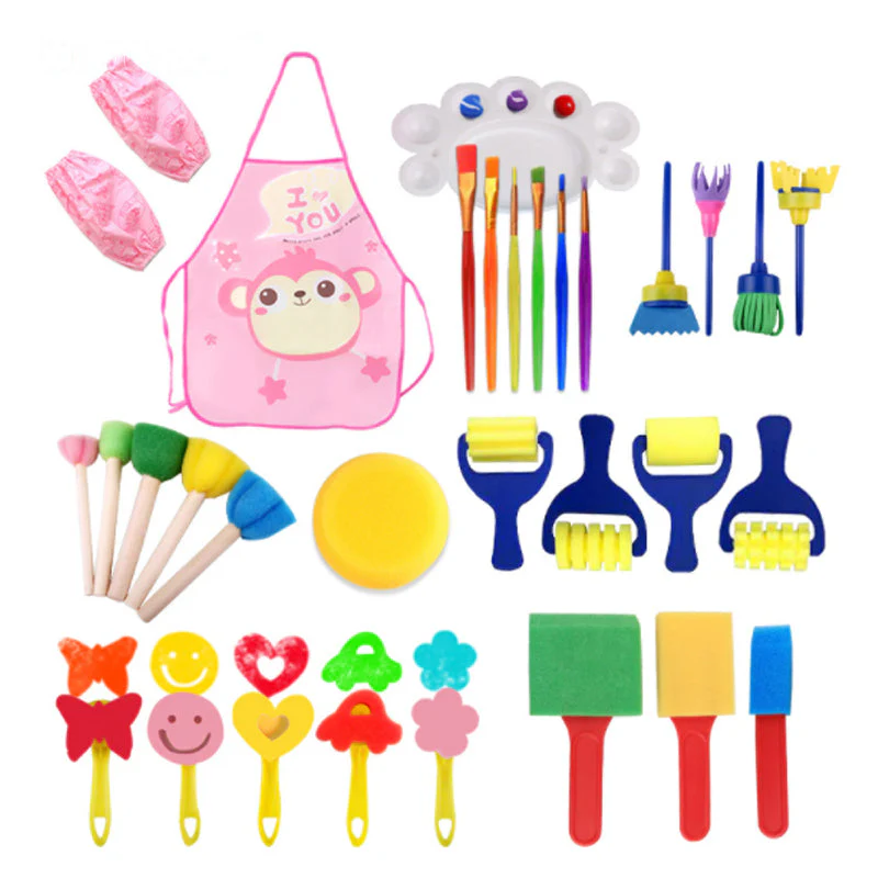 Children's Sponge Painting Tool Set - Image 2