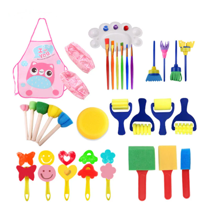 Children's Sponge Painting Tool Set - Image 4