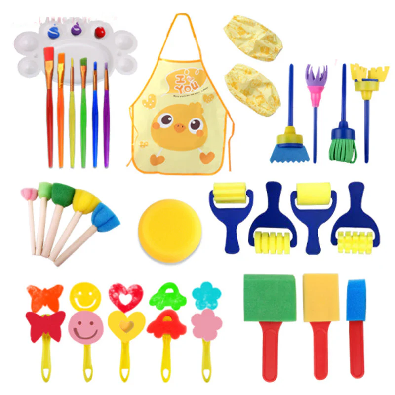 Children's Sponge Painting Tool Set - Image 9
