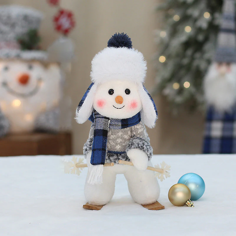 Christmas Blue New Fabric Doll - Image 11