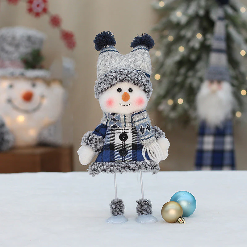 Christmas Blue New Fabric Doll - Image 14