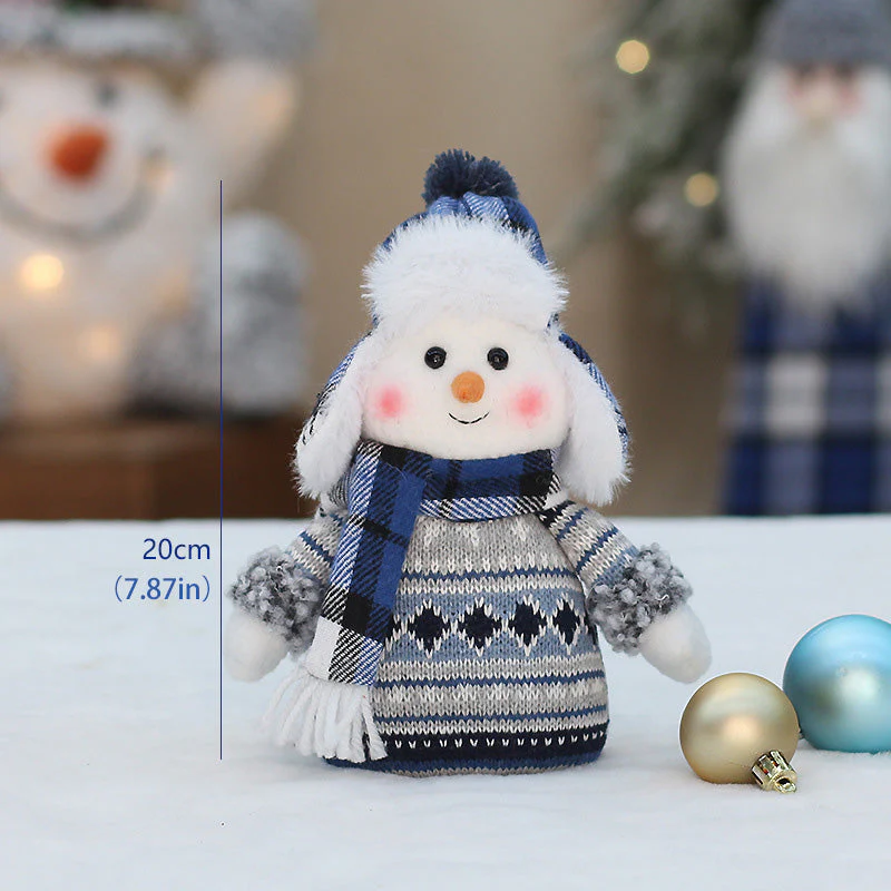 Christmas Blue New Fabric Doll - Image 21