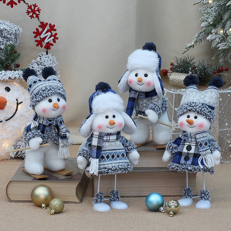 Christmas Blue New Fabric Doll - Image 5