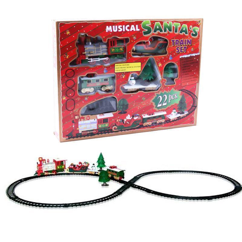 Christmas Electric Rail Car Train Toy - Image 12