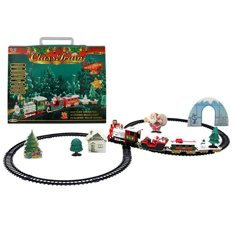 Christmas Electric Rail Car Train Toy - Image 13