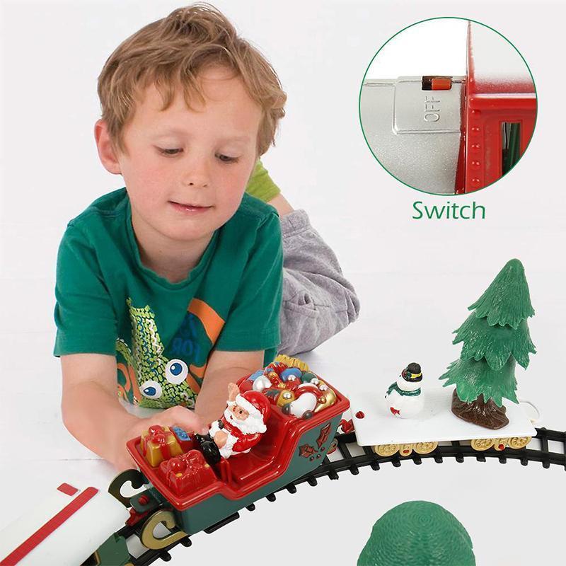 Christmas Electric Rail Car Train Toy - Image 5