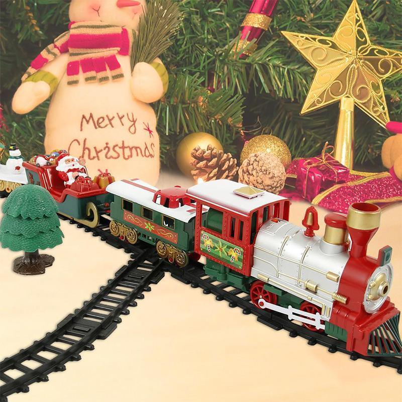 Christmas Electric Rail Car Train Toy - Image 7