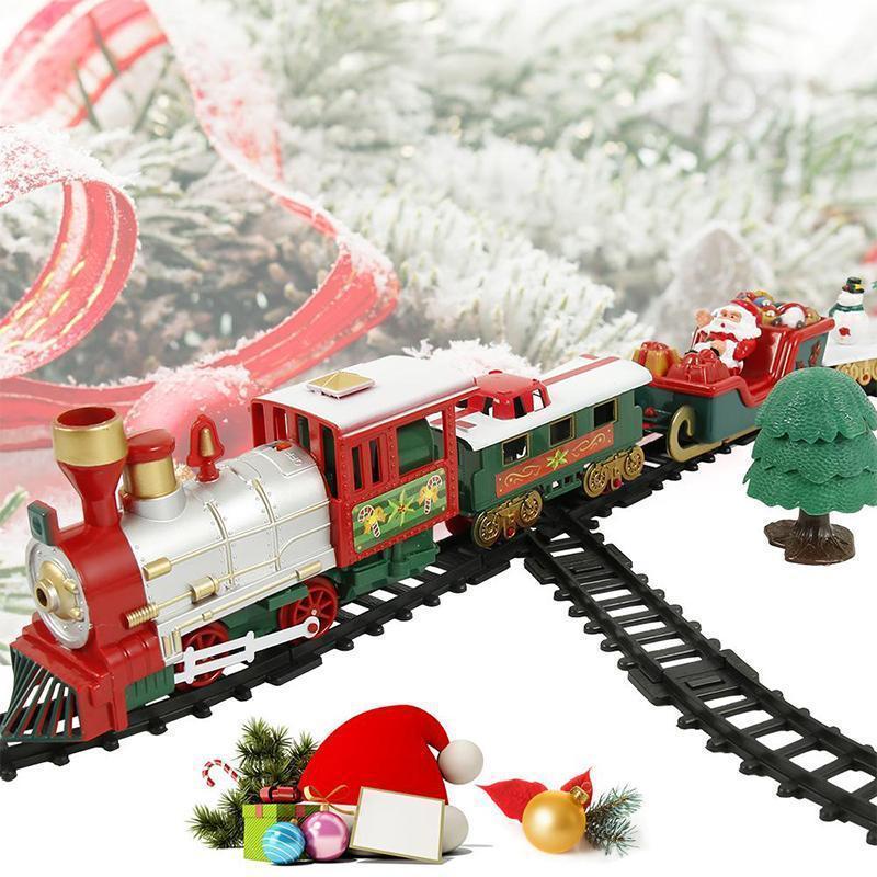 Christmas Electric Rail Car Train Toy - Image 8