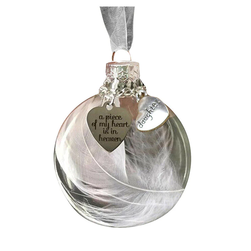 Christmas Feather Ball Ornaments - Image 10