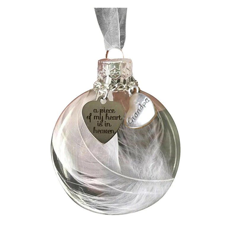Christmas Feather Ball Ornaments - Image 11