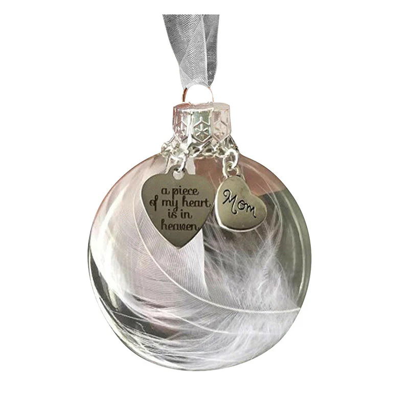 Christmas Feather Ball Ornaments - Image 8