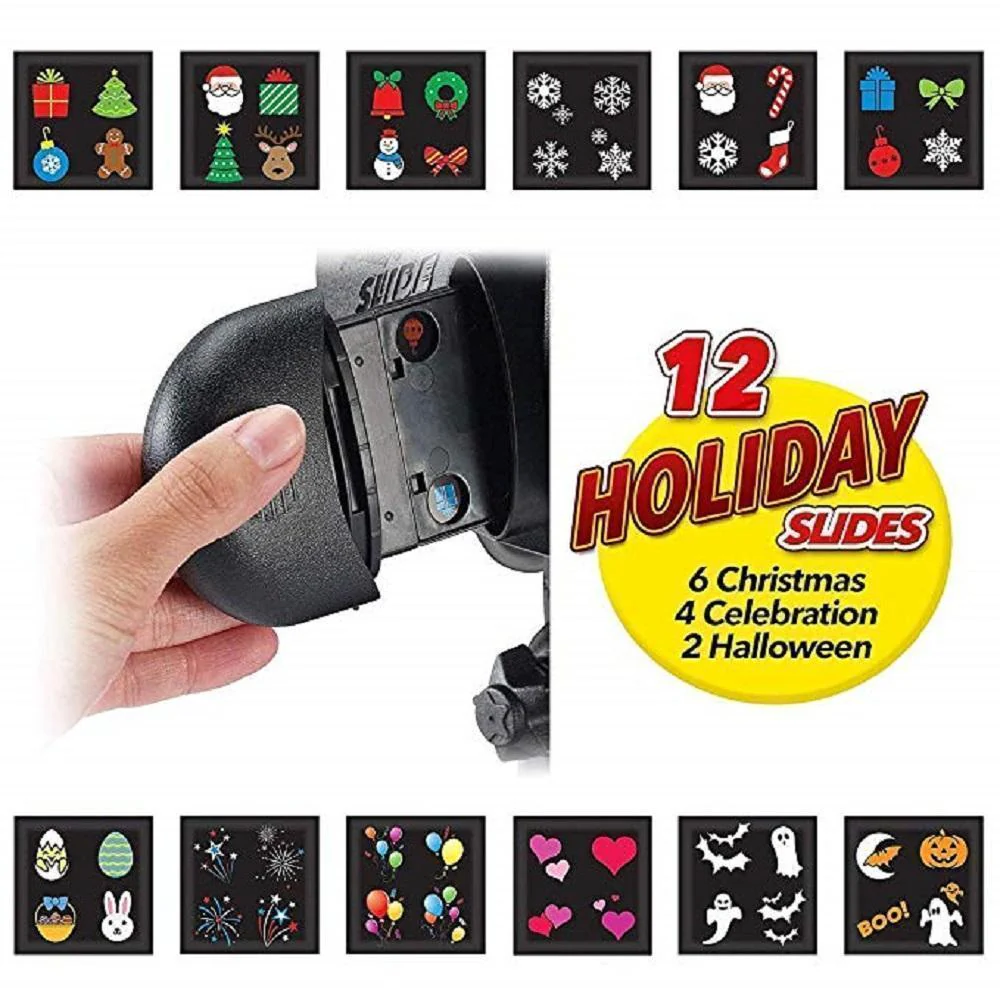Christmas Halloween Home Decoration Projector Lights (12 Patterns) - Image 3